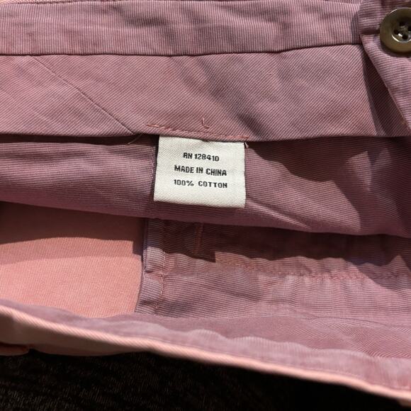 Sid Mashburn Garment-Dyed Flat Front Chino Sport Short 38 Nantucket Red Twill 7” - Picture 5 of 6